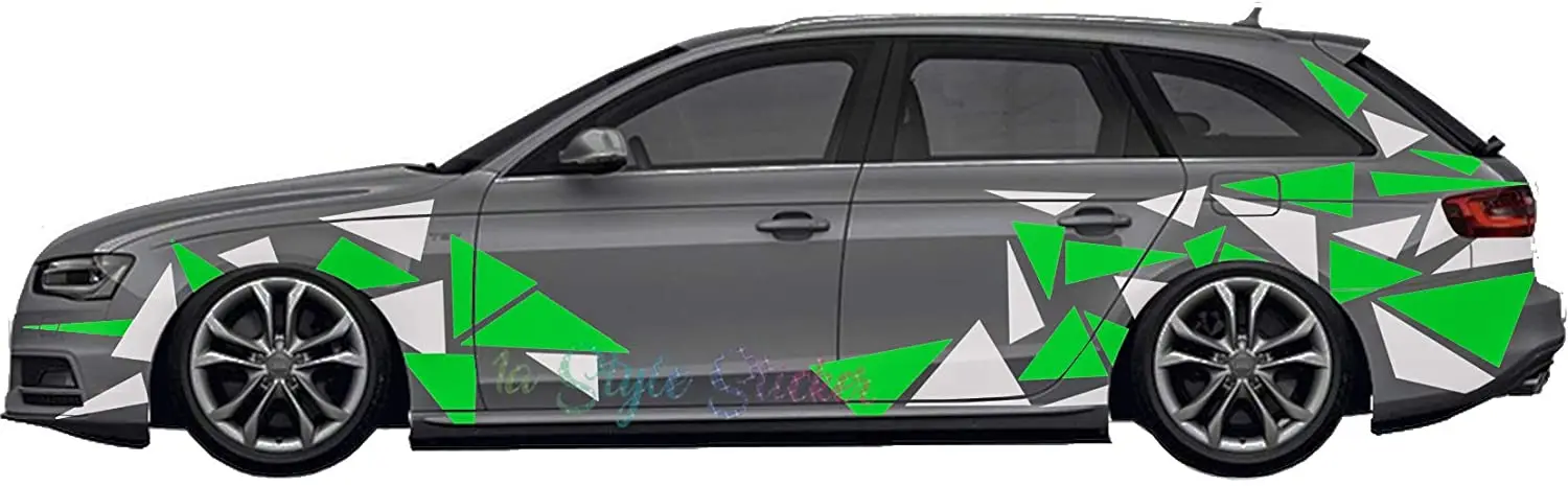 

Автосъемка Seitendekor тюнинг стиль Dreiecke набор Carwarp Set Autodekore Ecken