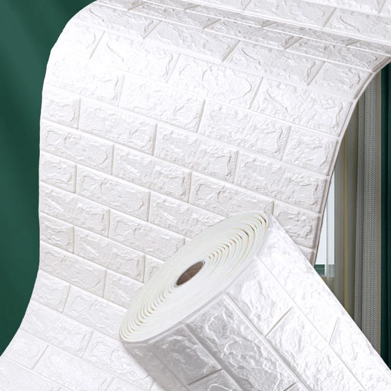 

Водонепроницаемая самоклеящаяся 3d-панель для гостиной, 70 см x 10 м