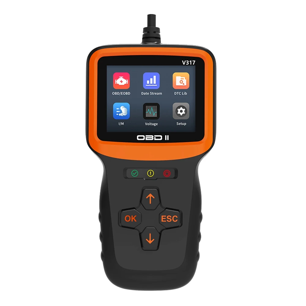 Сканер OBD2 для диагностики неисправностей двигателя автомобиля, считыватель кодов, инструмент для диагностики с проверкой датчика O2, подходит для всех автомобилей с OBD II. (art.: 3920db4145dbd) - 3920db4145dbd