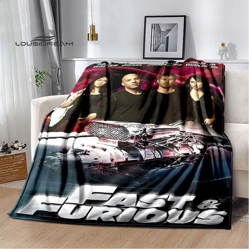 Фланелевое Одеяло в стиле фильма Форсаж украшение для дома и гоночного