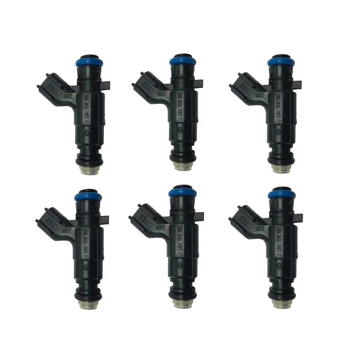 

6Pcs New Upgrade 26Lbs EV6 Fuel Injector Injector Nozzle for Buick Allure 3.6L Cadillac CTS 3.6L 0280156131