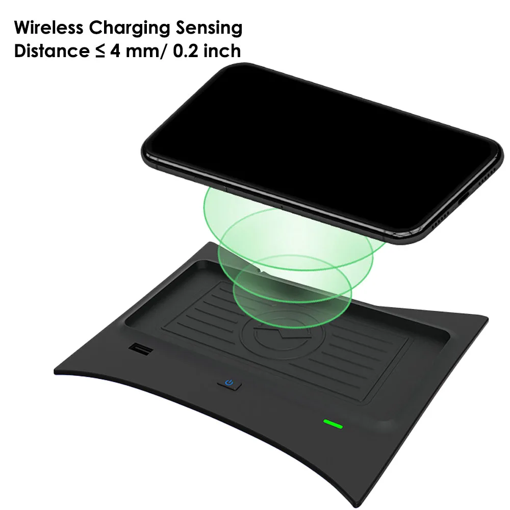 Автомобильная Беспроводная зарядная площадка для Nissan X Trail Rogue T32 ST 2014 ~ 2021 лоток