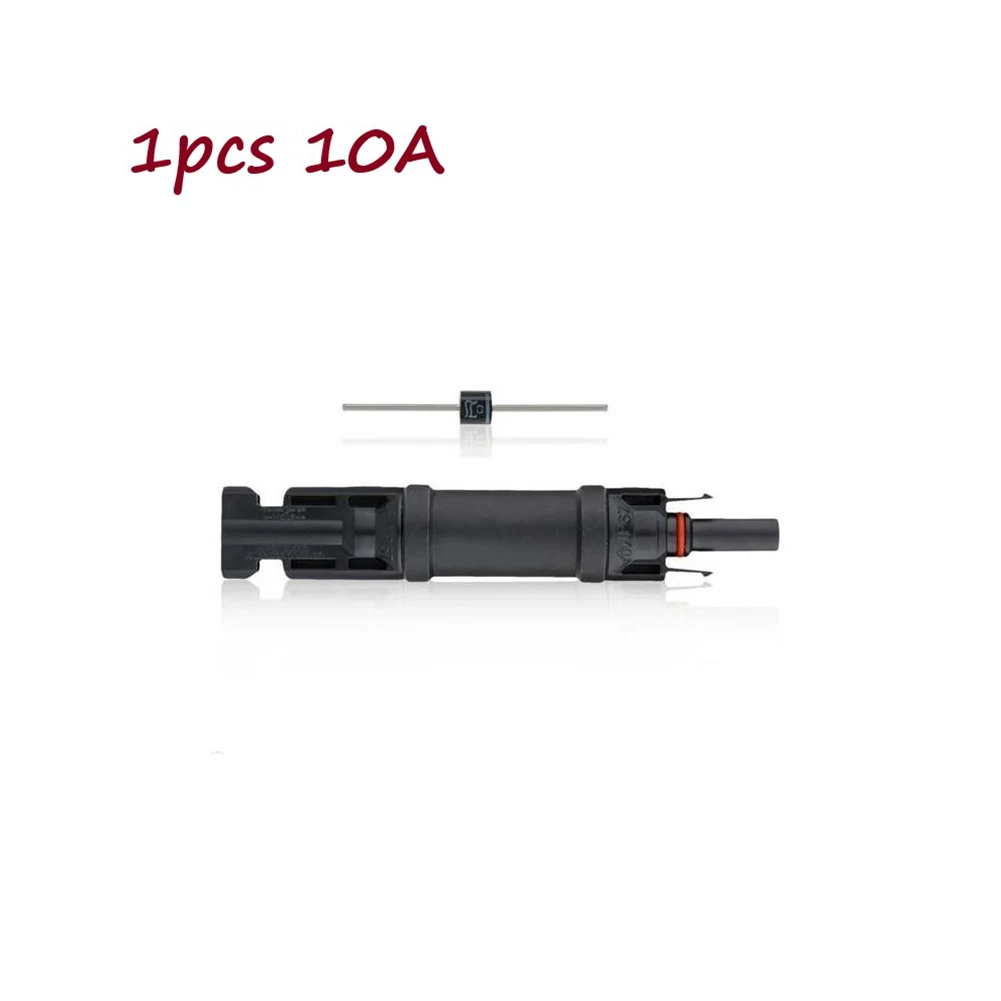 1PCS Solar Panel Cable Blocking Diode Waterproof Connector Compatible Envio Gratis Wire Connector Solar Panel Conectores Bluetti