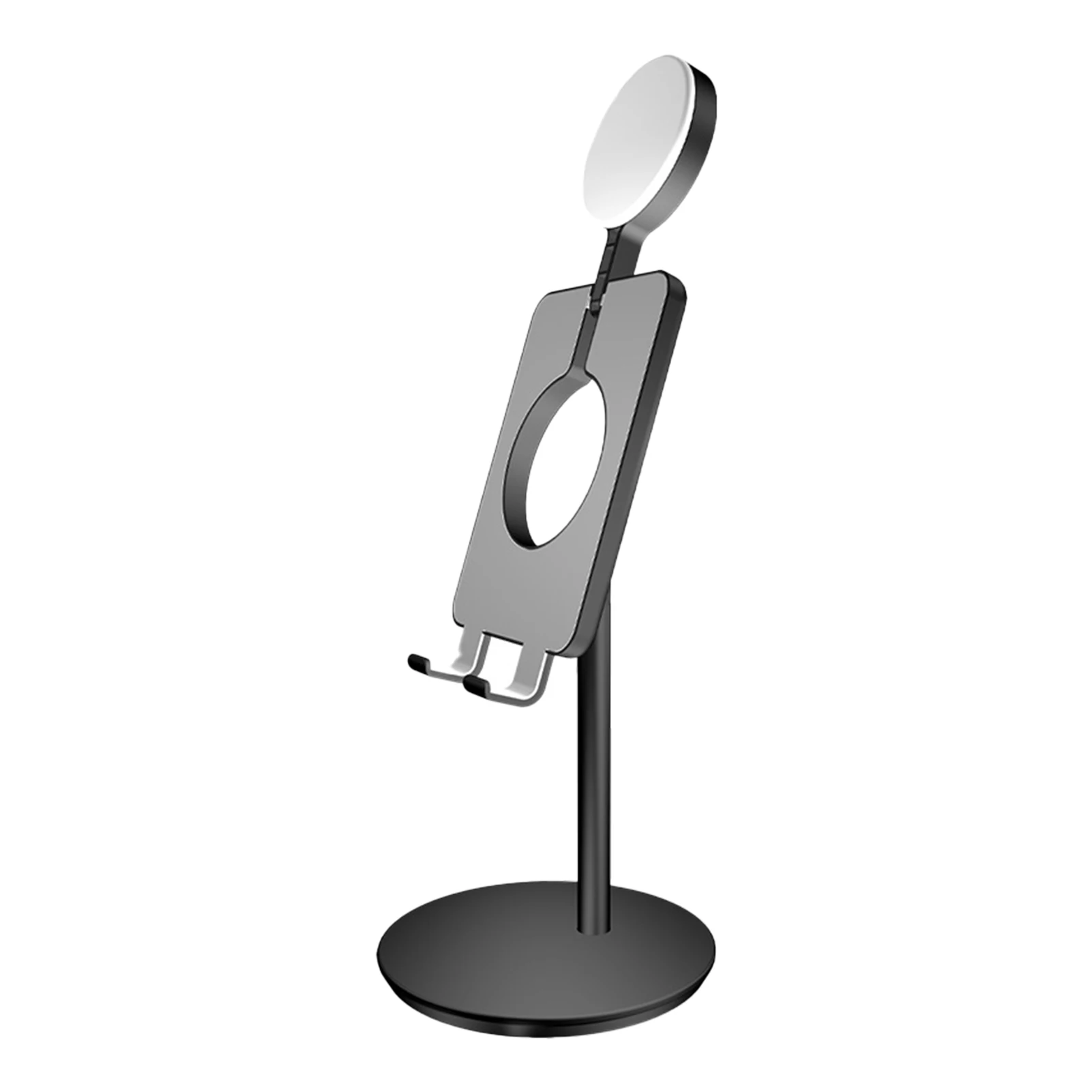 

Aluminum Alloy Fill Light Stand Folding Makeup Video Photography Live Stream Travel Phone Holder Portable Selfie Led Dimming