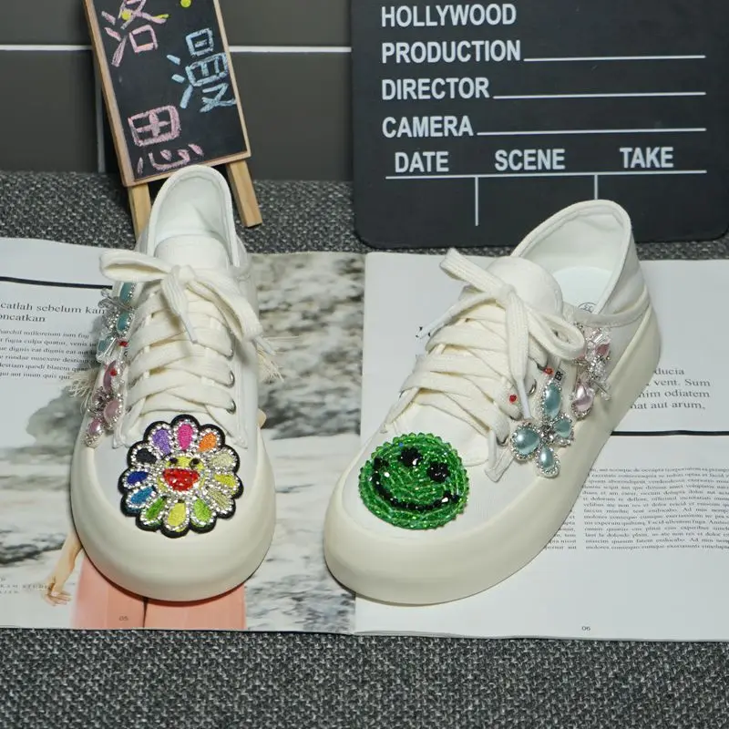 

Тяжелая промышленность стразы, тапочки для отдыха, холщовые туфли, удобная прогулочная уличная съемка 35-40