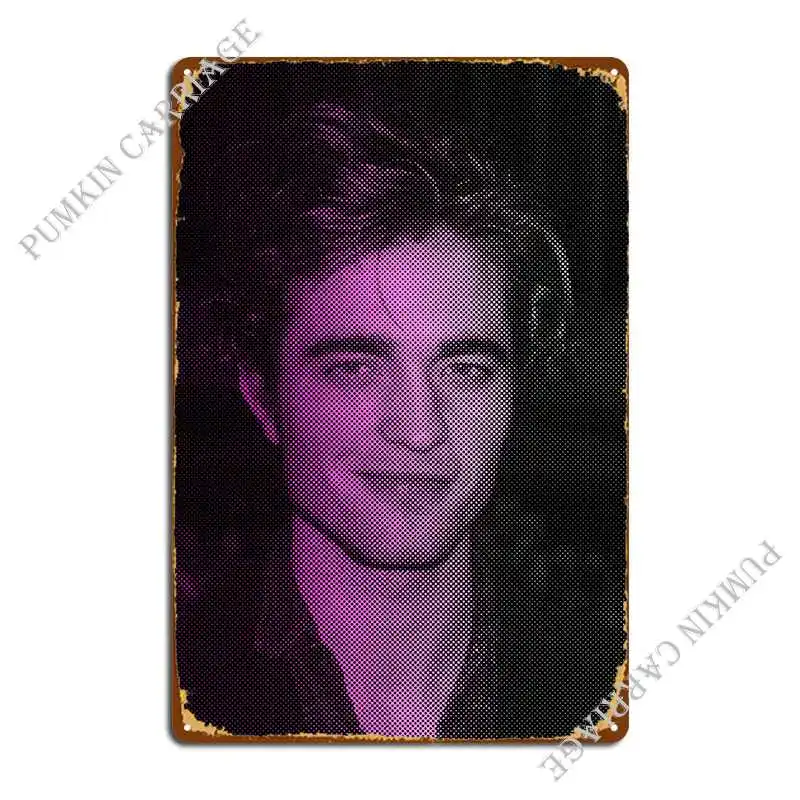 

Металлический плакат Роберт Паттинсон, печать гаража, паб, роспись, оловянный плакат