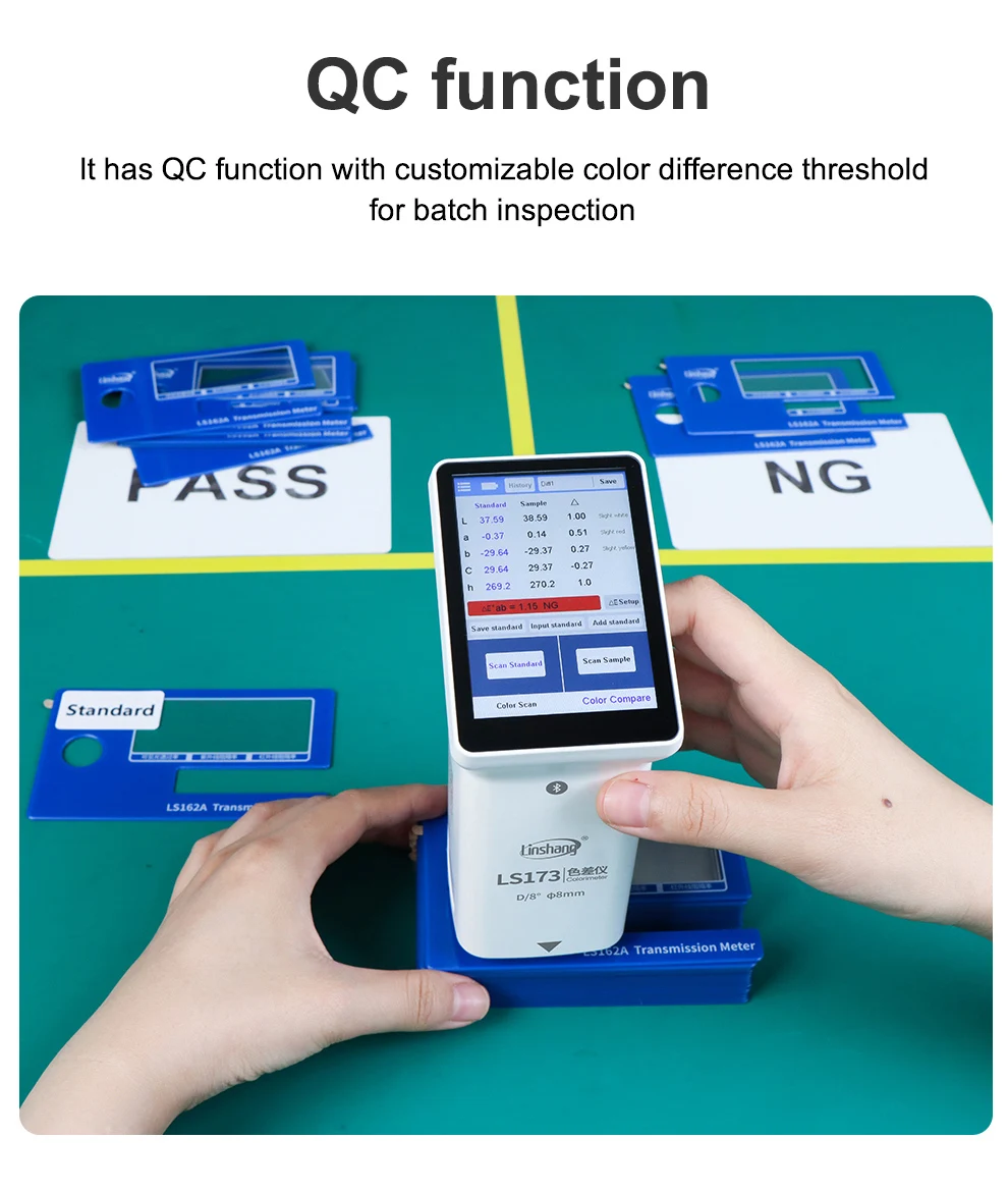 LS173 портативный колориметр Bluetooth для измерения цвета