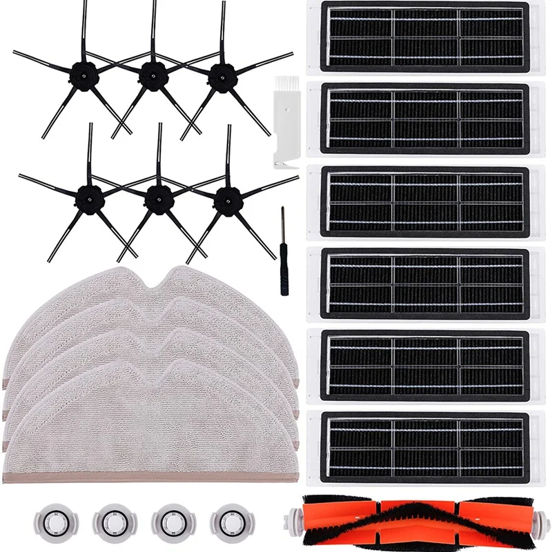 

Новый комплект запасных частей, совместимый с Roborock S6 S6 Maxv S6 Pure S5 S5 Max S51 E4 E35 E20 S50 Xiaomi Mi Mijia
