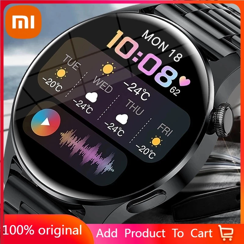 

Xiaomi Smart Watch Men Full Touch Screen Sports Fitness Watch IP67 Waterproof Bluetooth For Huawei Android Ios Smartwatch Mens