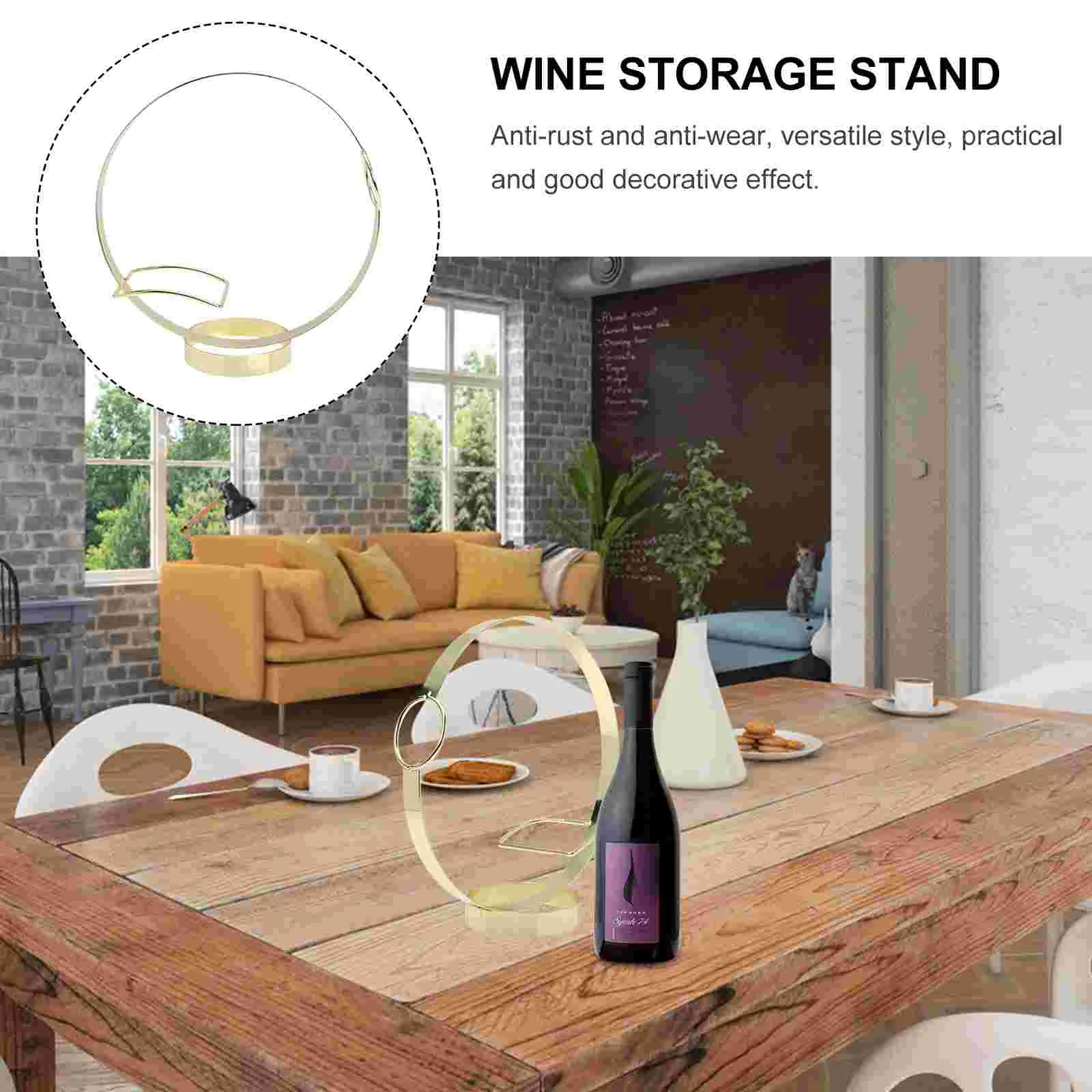 Органайзер для бутылок полки дисплея золотой держатель хранения из нержавеющей