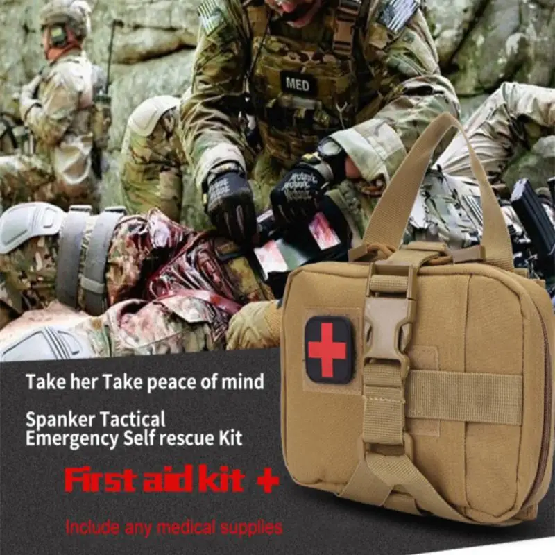 

Military Edc Pouch First-aid Dressing High-capacity Portable Bag Multifunctional 1pcs Tactical First Aid Kits Camping