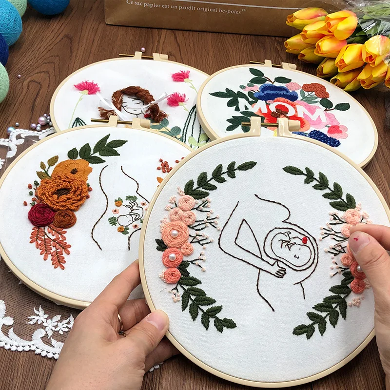 Стартовый Набор для вышивки набор рукоделия круглая вышивка крестом подарок на