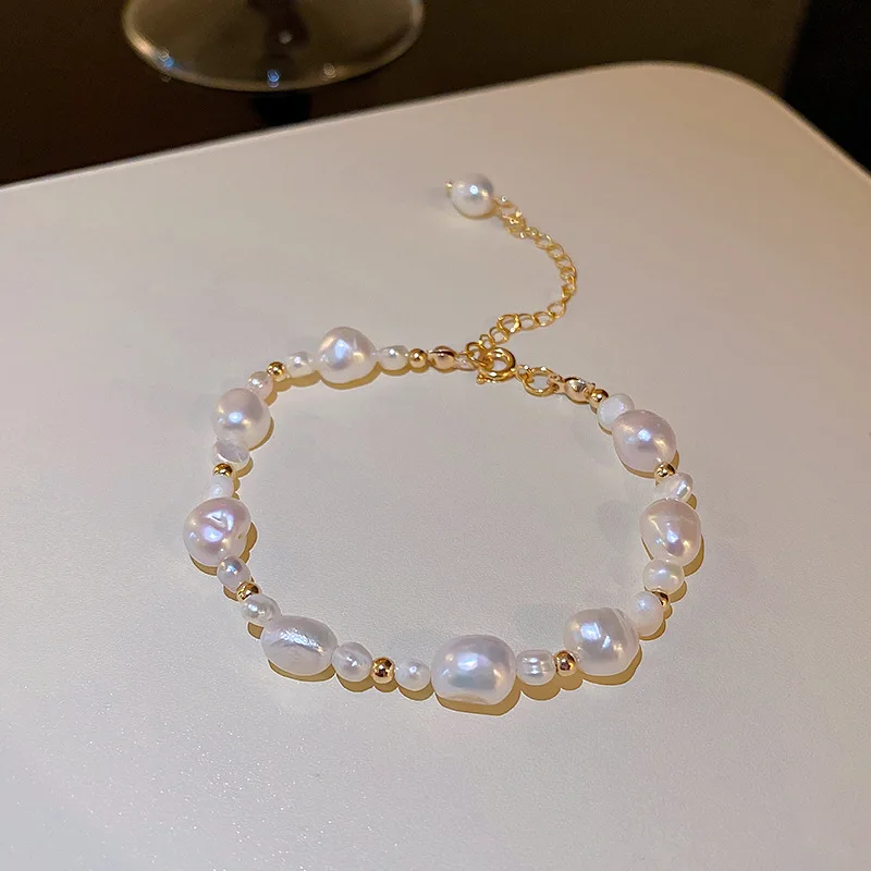 

2022 South Korea's New Exquisite Pearl Bracelet Fashion Temperament Simple Adjustable Bracelet Women's Jewelry