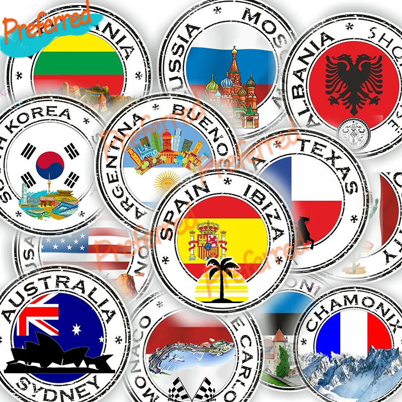 

Hot City Exquisite Stamp Seal Decal Motocross Racing Laptop Helmet Trunk Wall Vinyl Car Sticker Die Cutting