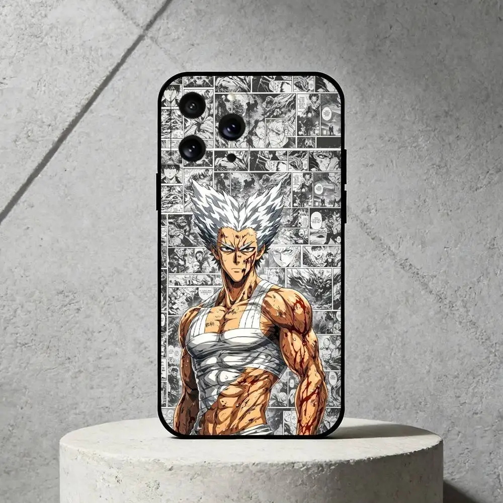 Фото Чехол для телефона O-One-Punch Man, силиконовый, черный, мягкий, для iPhone 17, 16, 15, 14, 13, 12, 11, SE, Plus, Pro Max №4