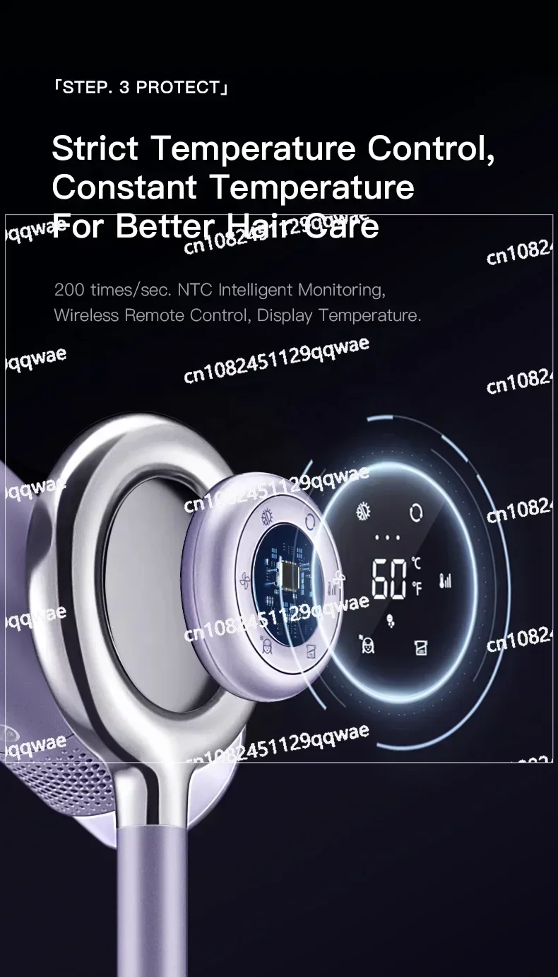 Профессиональный ионный фен для ухода за волосами мощный горячий и холодный