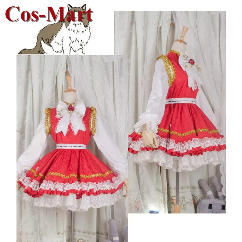 Cos-Mart Game Touhou Project Chen Cosplay Costume Beautiful Red Formal Dress Full Set Female Role Play Clothing Custom-Make