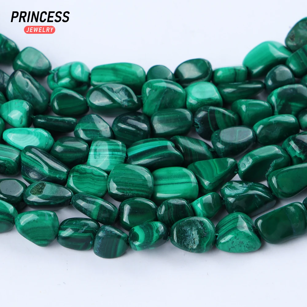 Малахитовые бусины для изготовления ювелирных изделий 6 мм цвет в ассортименте