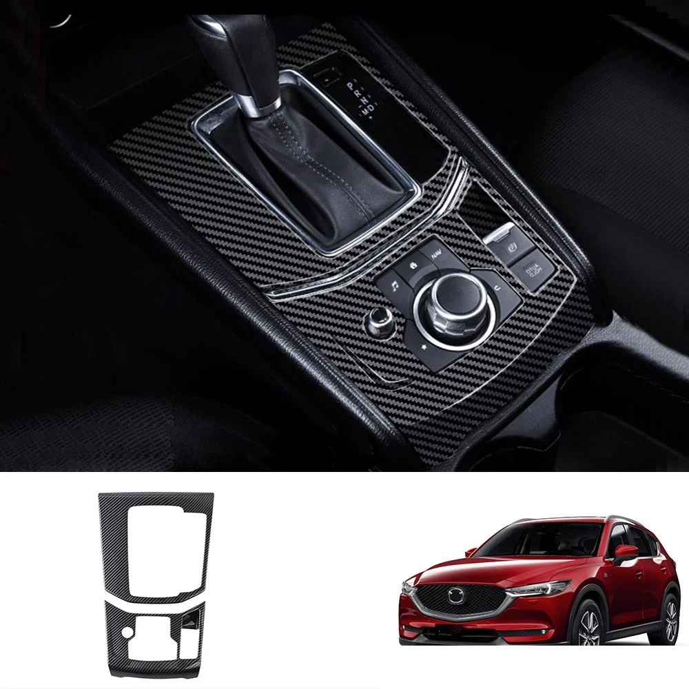 Для Mazda CX-5 CX5 2017-2020 2021 ABS карбоновая автомобильная ручка переключения передач