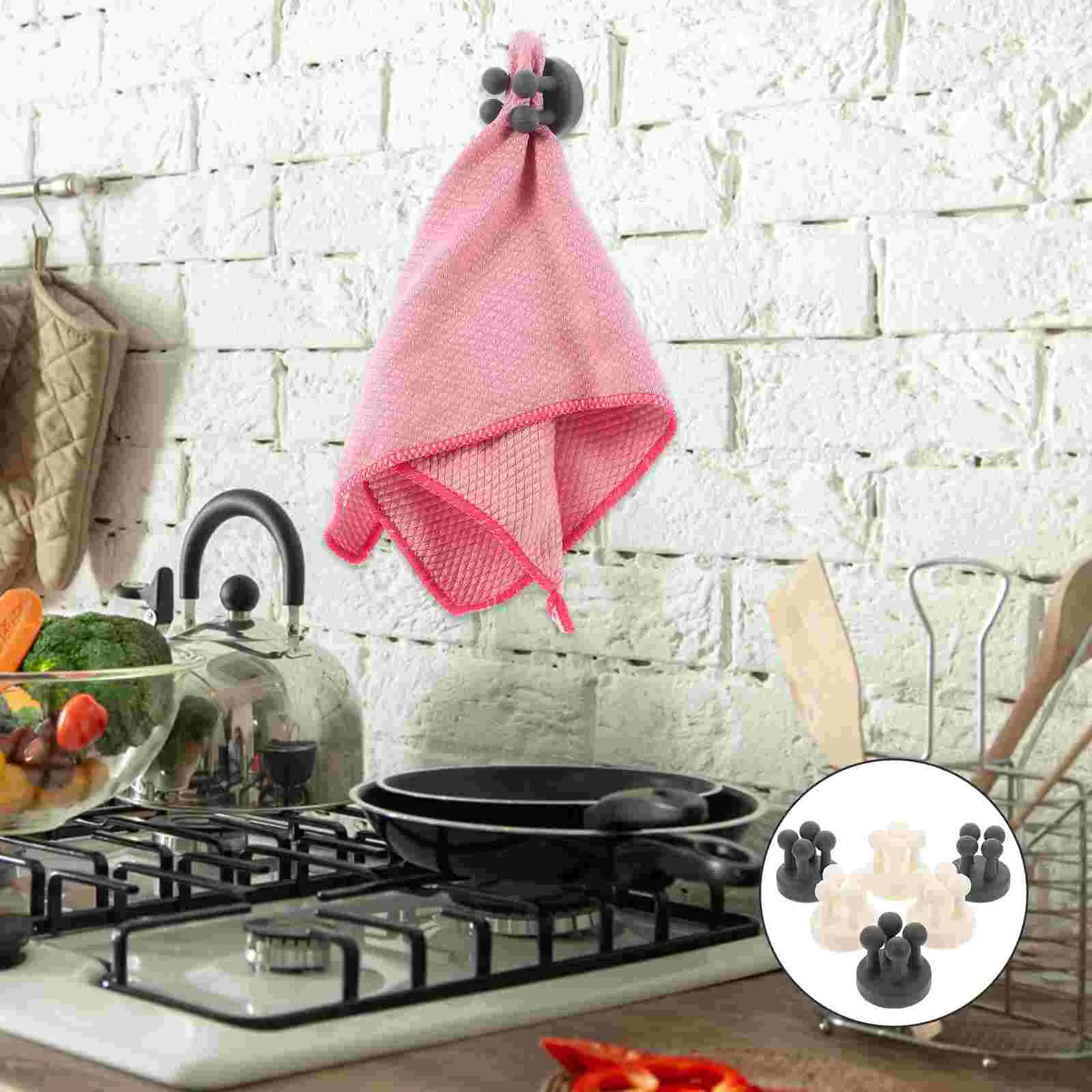 

Hook Wall Silicone Bathroom Storageholders Non Punching Free Punch Multi Functional Kitchen Door