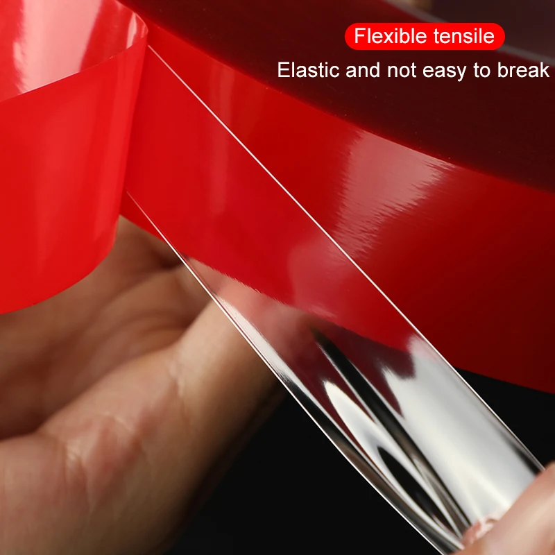 Двухсторонняя клейкая лента акриловая прозрачная наклейка для светодиодной