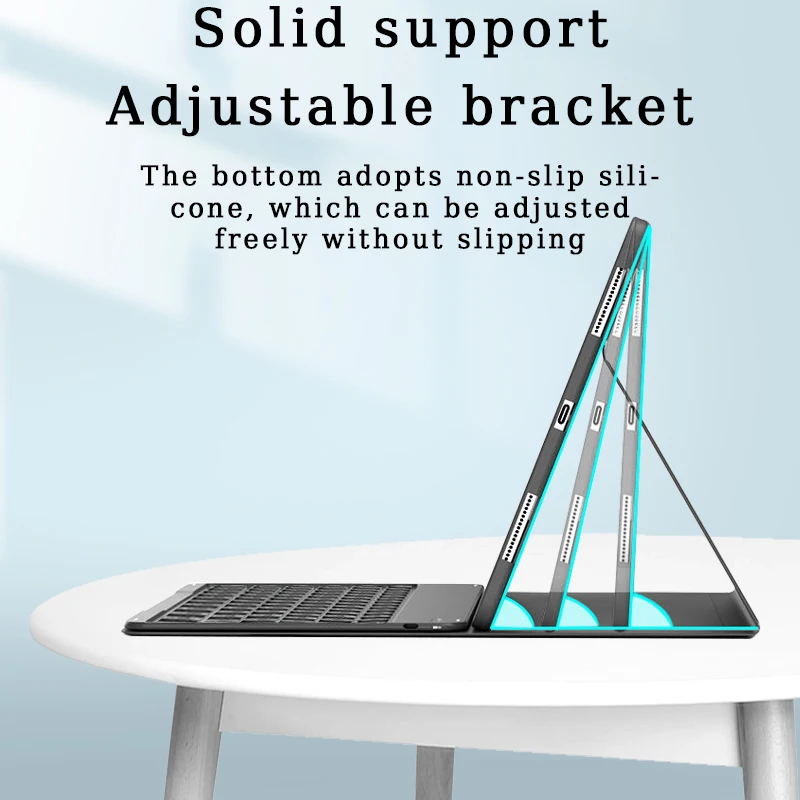 EGYAL для XiaoMi Pad 5 Pro пенал Funda Волшебная Клавиатура Беспроводной коврик мыши планшет