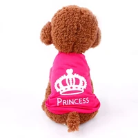 dog clothes small dogs xs l chihuahua clothes clothing pet vest puppy dog coat princess printed cotton t shirt pets clothing