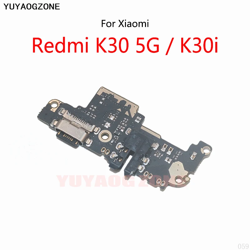 

10 шт./лот для Xiaomi Redmi K30 5G / K30i USB-коннектор для док-станции для зарядки, разъем, штепсельная плата для зарядки, гибкий кабель