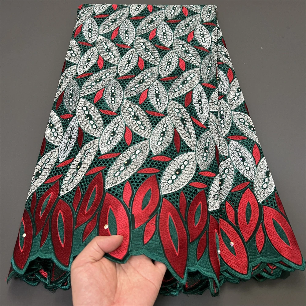 Африканский нигерийский тюль кружевная ткань вышивка из органзы праздничное