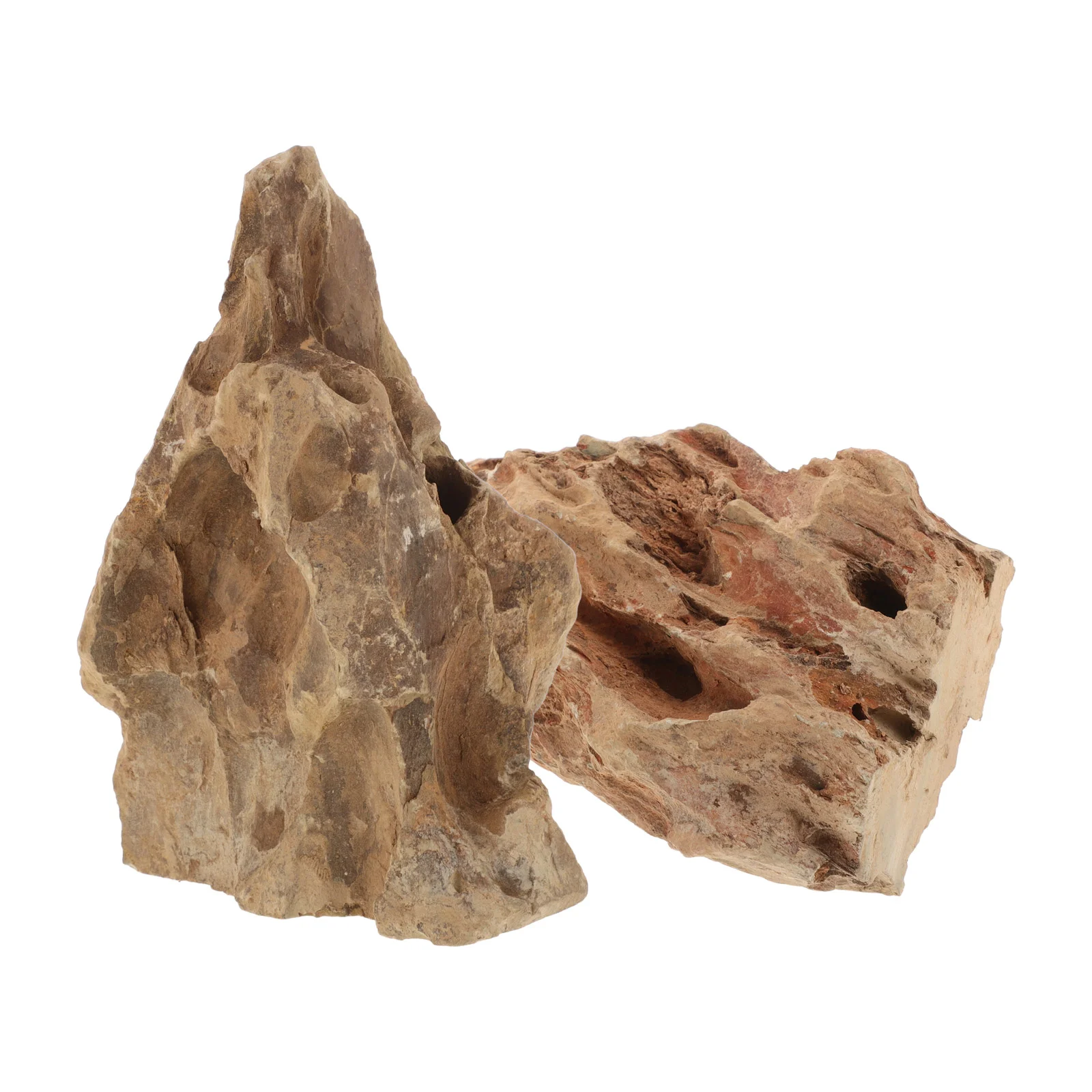 2 шт. каменное украшение для аквариума модель рокарии пейзажное укрытие