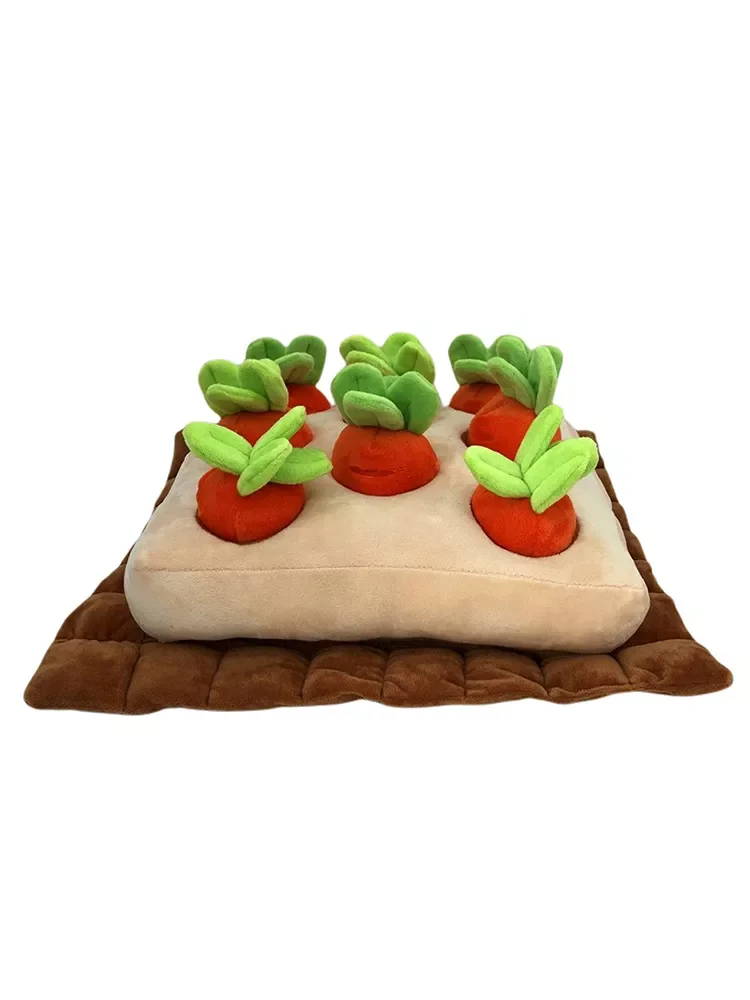 

Carrot Dog Toys Snuffle Mat Dogs Puzzle Hide Seek Food Foraging Training Slow Feeder Toys Stress Release Pets Pet Supplies