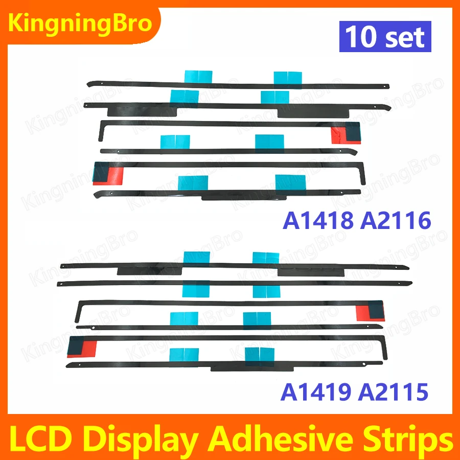 

10 set/lot LCD Display Adhesive Strips Sticker Tape for Apple iMac 21.5" 27" A1418 A1419 A2115 A2116 2012-2020 Series
