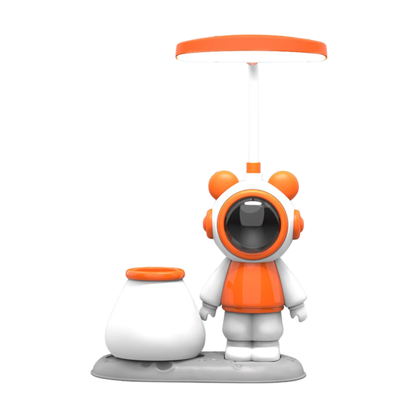 Настольная лампа HK28-3 Space Bear (Тропический оранжевый /USB-кабель для зарядки) DIY
