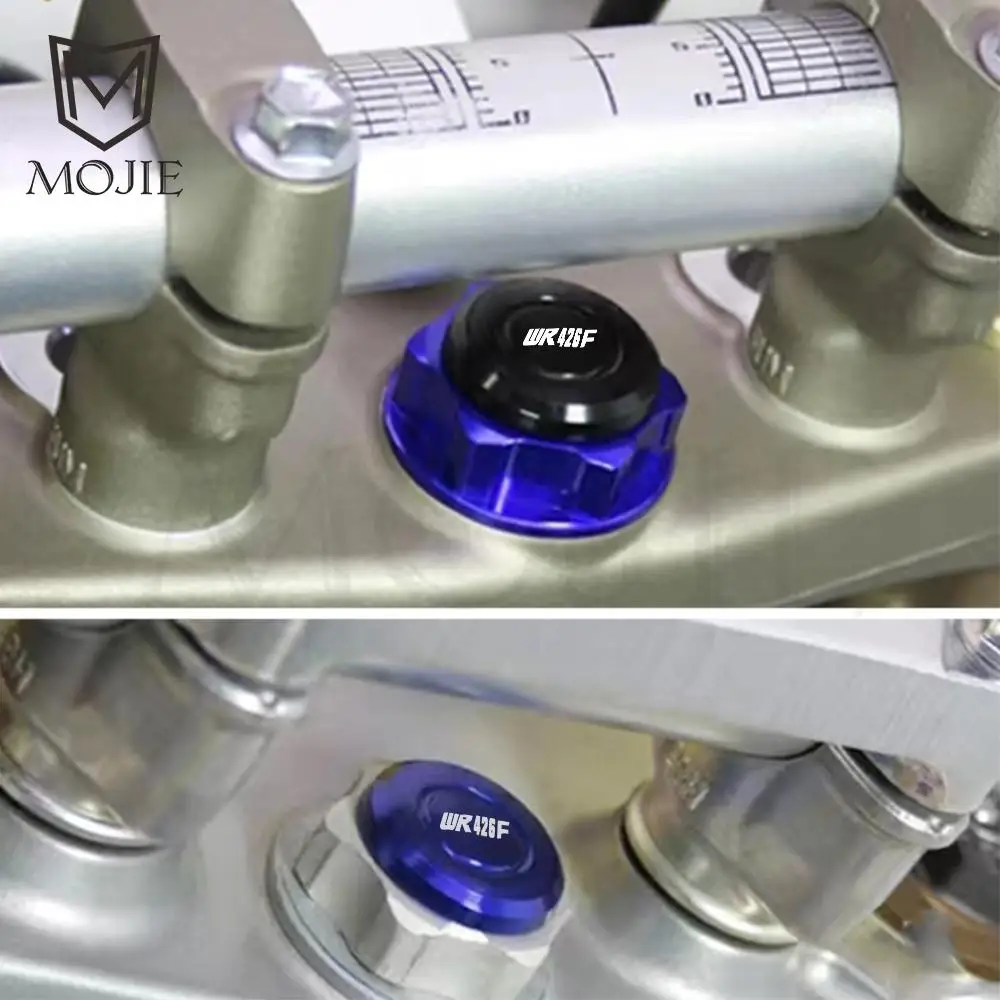 Стеклянная головка рулевого штока для YAMAHA WR426F 2001-2002 CNC Мотоцикл декоративный винт руля WR 426 F 2020 2021 на.