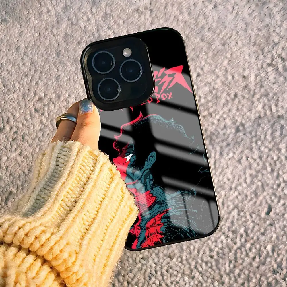 Фото Чехол для телефона MEGALOBOX (аниме) для iPhone 17 Air, 16, 15, 14, 13, 12, 11 Plus, Mini, Pro, Max, стеклянный магнитный чехол №2