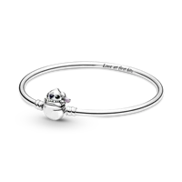 mybeboa comfortable to wear original silver 925 sparkling moments stitchh biting clasp bangle for women diy jewelry everyday