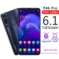 Cheapest Smart Phone Rugum P46 Pro Inch Screen Dual Sim Unlocked Smartphone Working Google Play Store Mobile Phone Global