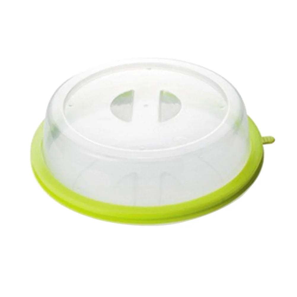 

Green Microwave Food Serving Tents Cake Display Cover Butter Plastic Dome Oven Plate Guard Superimposed