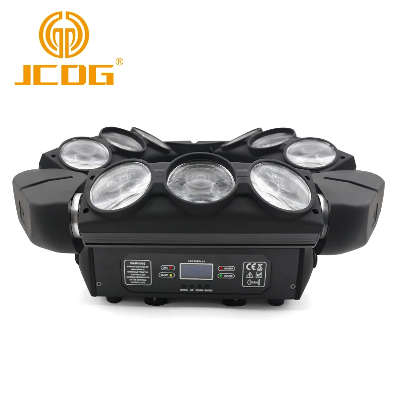 

JCDG High Power LED 9x12W Spider Light RGBW DMX512 LED Spider Moving Head Beam Light Used In DJ Disco Bar KTV Stage Lighting