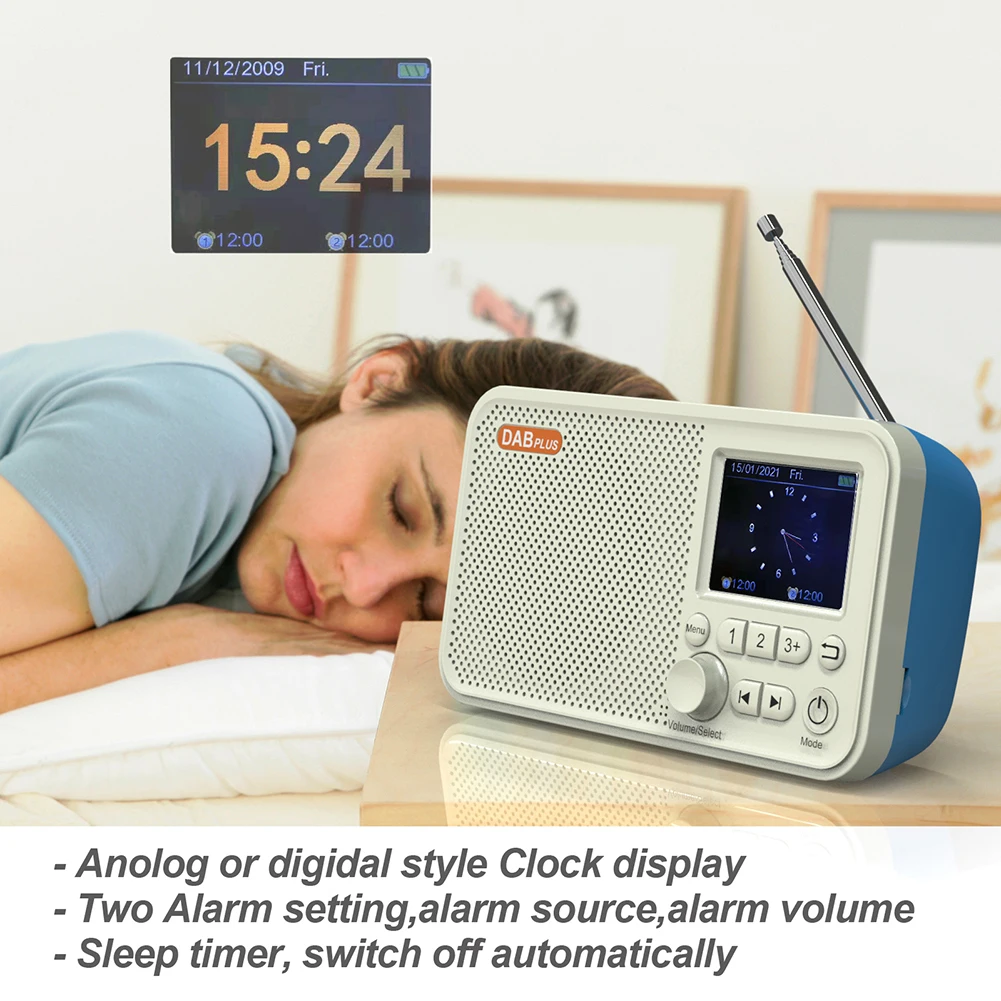C10 DAB/DAB + FM цифровое радио перезаряжаемая стандартная колонка портативная