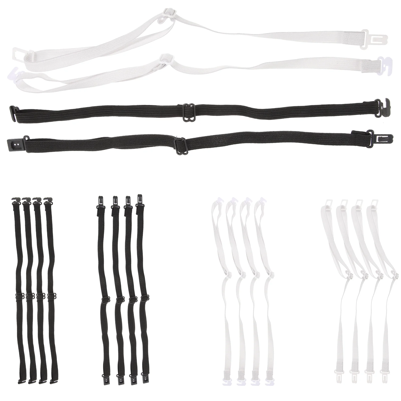 

20 Pcs Bow Tie Extension Strap White Bows Elastic Tie-down Japanese Beef Tendon Band Bowtie Belt