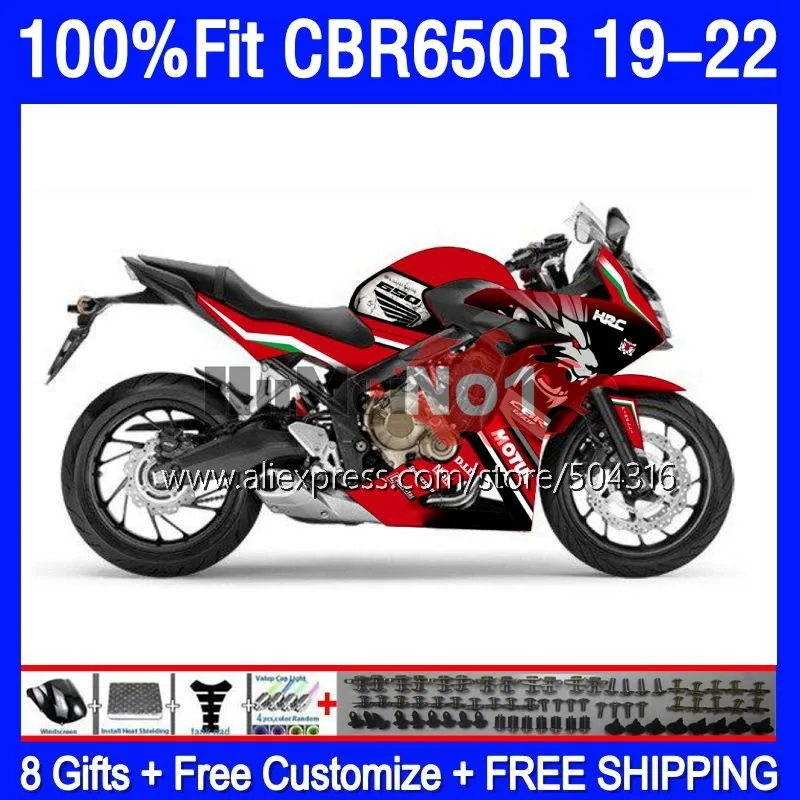 

OEM Body For HONDA CBR650R CBR 650R 650 CBR-650 CBR650 R 19 20 21 22 179MC.116 CBR-650R 2019 2020 2021 2022 Fairing black red