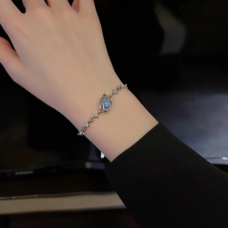 

Ins Style Unique Design Planet Bracelet Girls Girlfriends Bracelet Korean Fashion Hand Accessories 2022