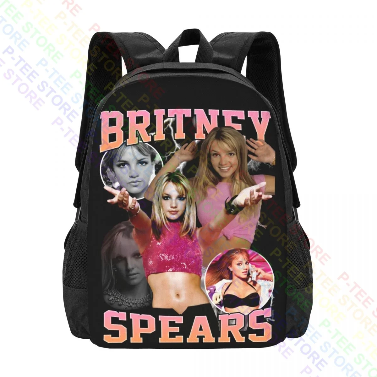Бритни Спирс Упс Я проводит Рюкзак Большой вместимости с художественным принтом