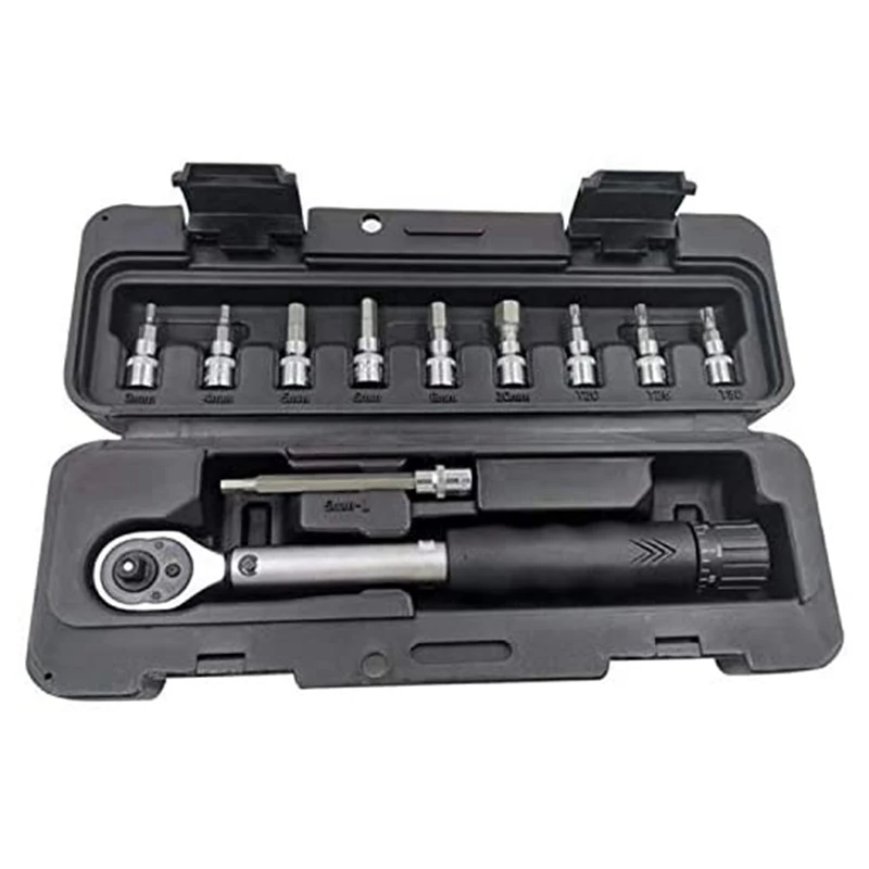 

1/4 Inch Preset Torque Wrench Set Torque 2-14NM Bicycle Torque Tool