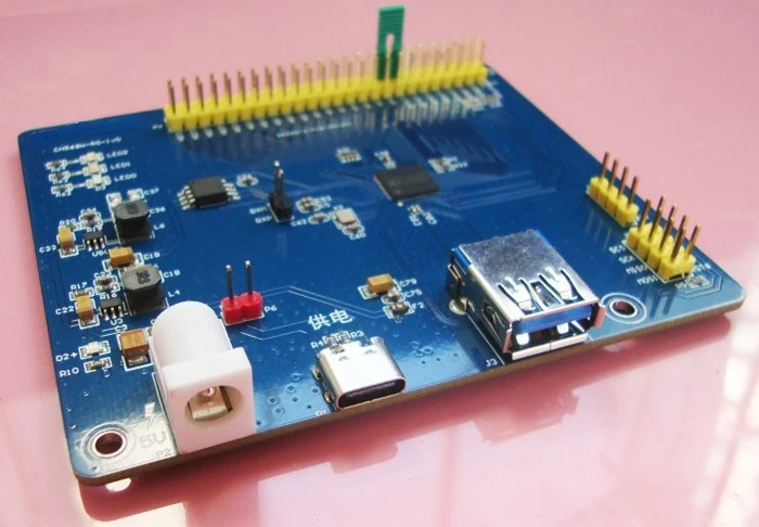 Super-speed USB3.0 development board CH569 RISC-V core high-speed parallel port GPIO serdes