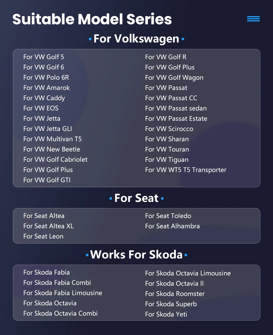 Фото Автомобильный радиоприемник 2Din Android для Volkswagen Golf 5 6 Polo Passat B6 B7 CC Skoda Jetta Универсальный мультимедийный Carplay Wi-Fi GPS-навигация №5