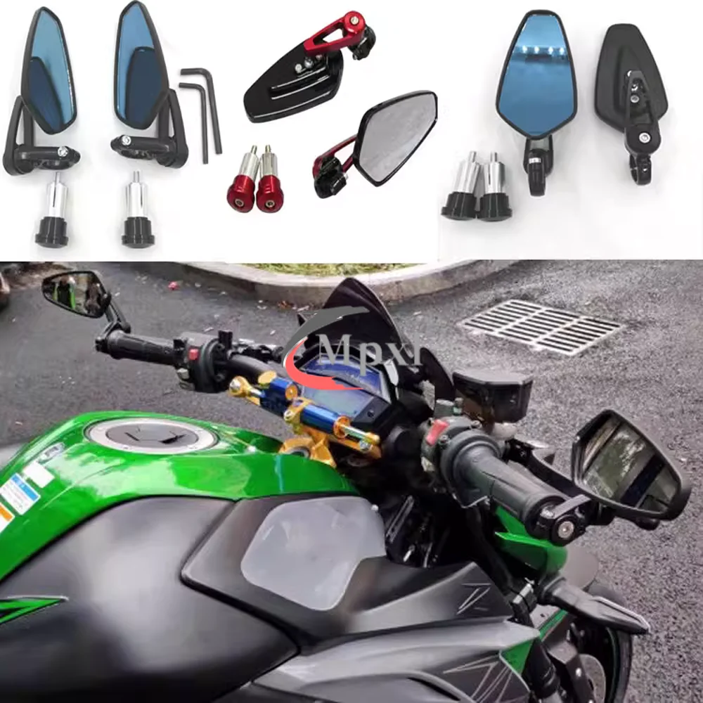

Universal Motorcycle Modified Handlebar Rearview Mirror Suitable for Kawasaki, BMW, Yamaha, and Honda Handlebar Mirrors