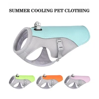 summer pet cooling vest quick release hot cool breathable reflective pet clothes for small medium largr dog accessories