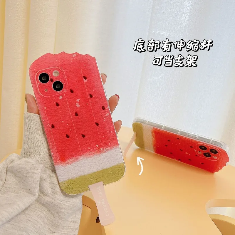 Чехол для телефона KURIOLL в форме летнего арбуза и мороженого iPhone 12 13 11 Pro Max X XR XS